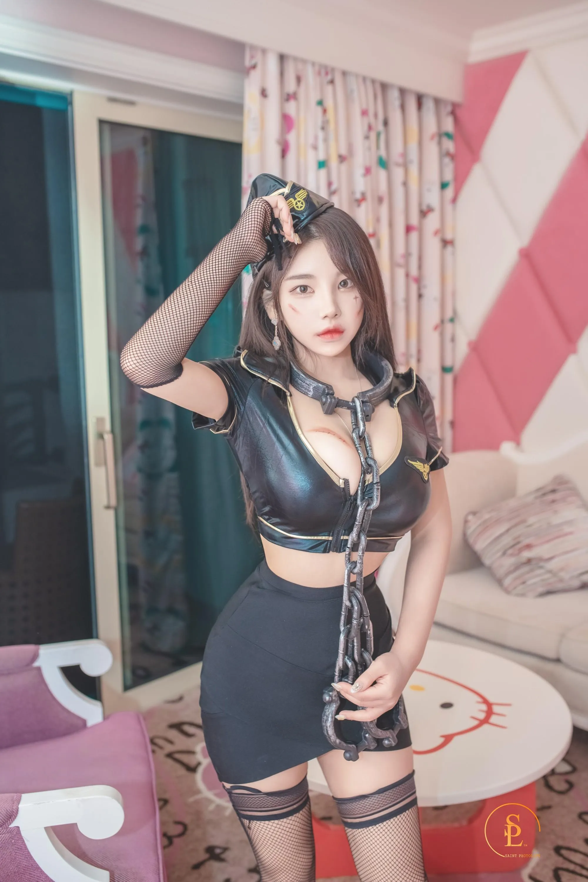 NO.040 SAINT Photolife – Zzyuri 쮸리 Vol.16 Pink Halloween [58P]插图8
